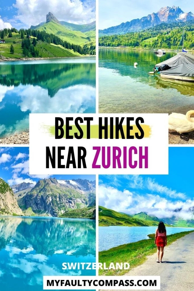 Hiking in & around Zurich is one of the best things to do while in the city to see some of the most incredible, untouched beauty of the Swiss Alps. Zurich is located perfectly to explore some of the best hikes in Switzerland. Read on for a local's guide to the most recommended hikes near Zurich!Hiking Switzerland | Hike Zurich | Places to visit Switzerland | Hidden gems Switzerland | Hiking Swiss Alps | Switzerland travel | Nature | #MyFaultyCompass #Switzerland #HikingSwitzerland #SwissAlps