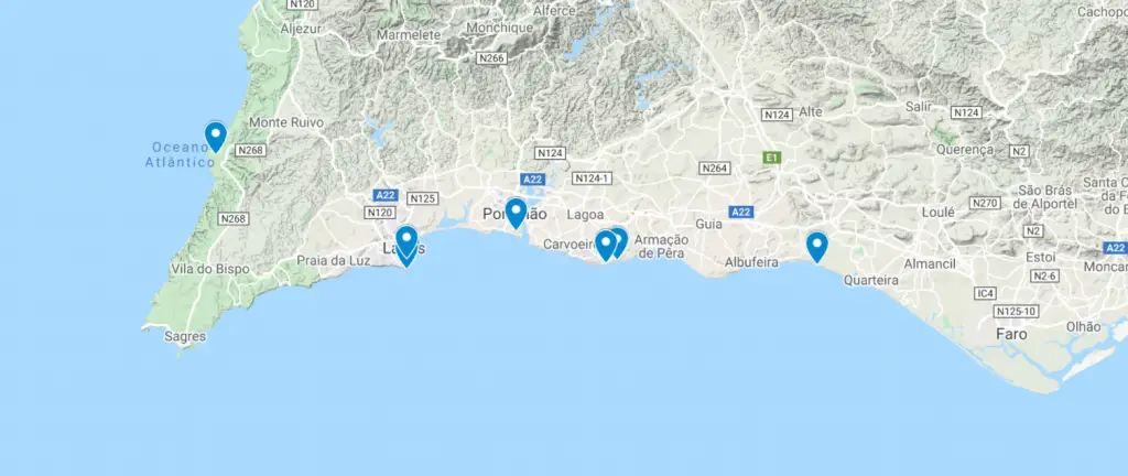 Beaches In Algarve MAP 1024x432 