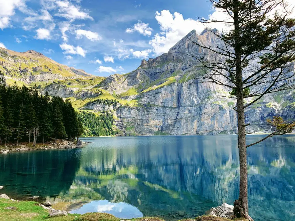 The spectacular Lake Oeschinen