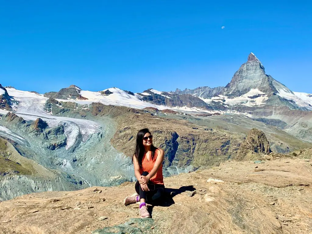 The mighty Matterhorn along the Gornergrat hike