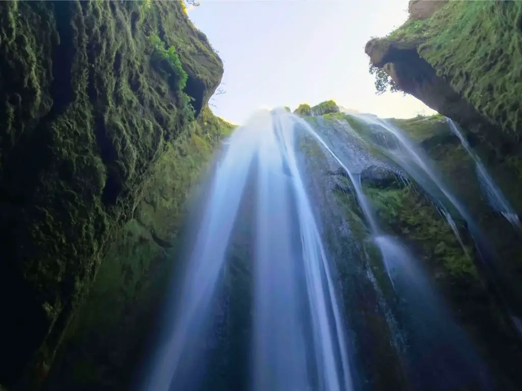 Gljufrabui waterfall Iceland