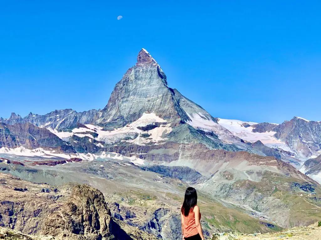 Matterhorn along the Gornergrat Riffelsee hike