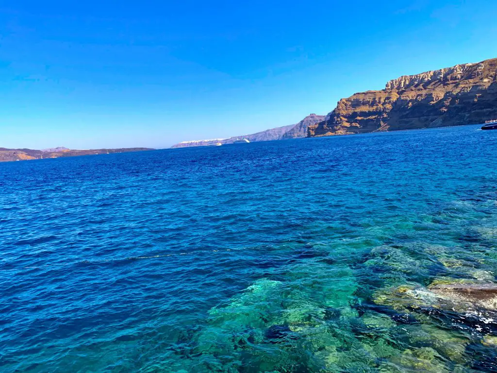 Santorini harbour