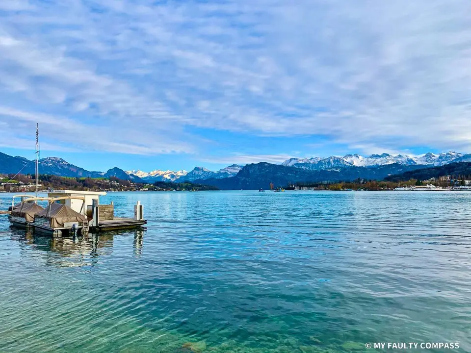 Postcard perfect views from the lake promenade