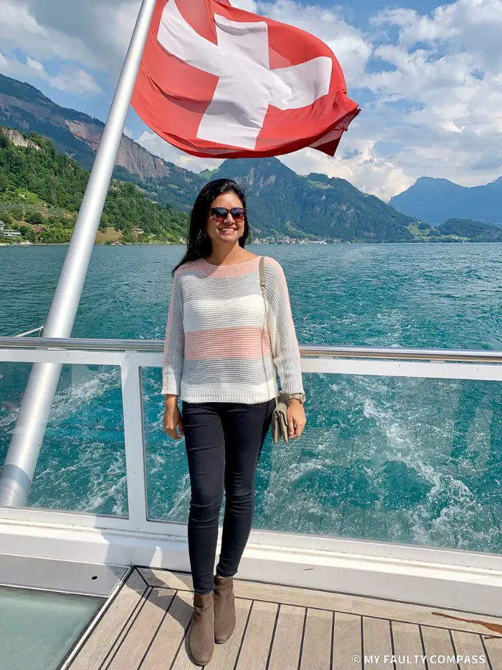 Our favorite thing to do in Lucerne - take a cruise!