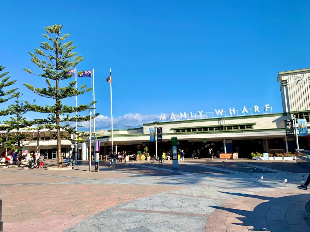 Manly wharf - the last point on the Spit Manly walk