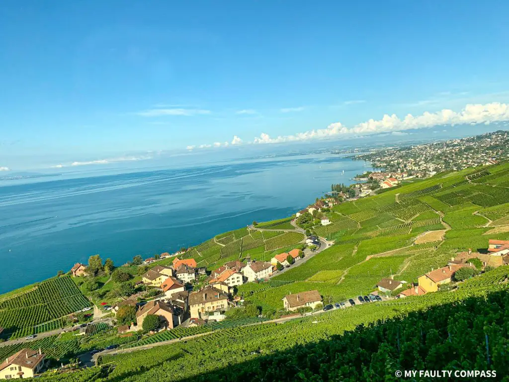 Views from the Golden Pass Train as you head towards Montreux