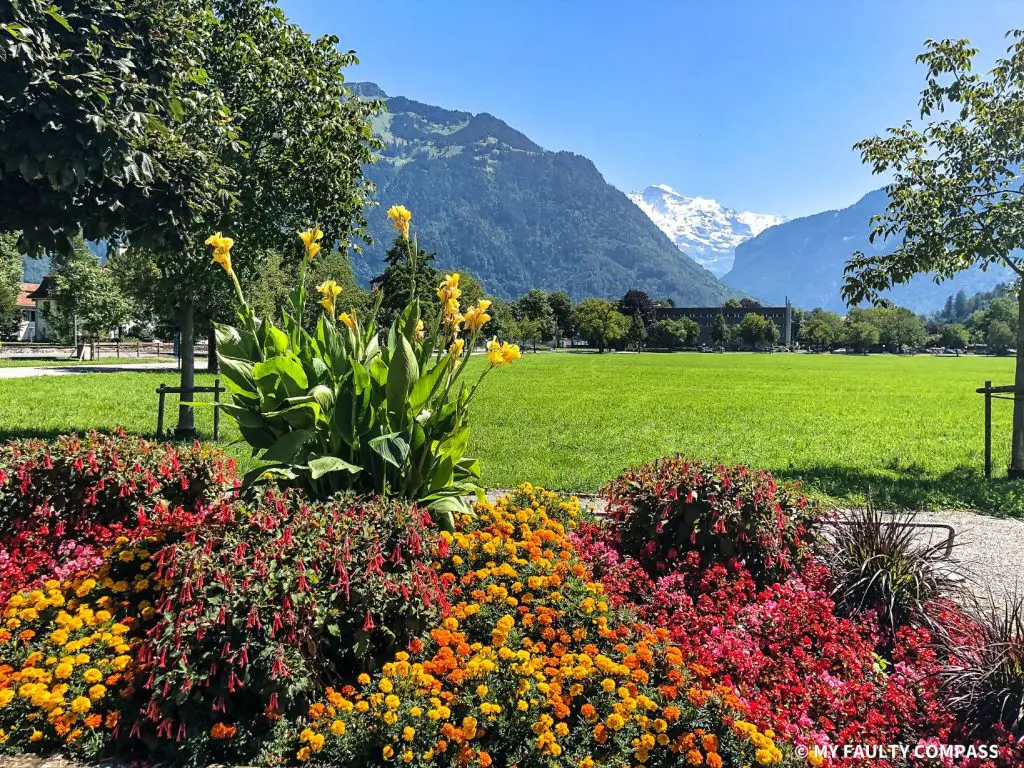 Interlaken - the perfect base for this 5 day Switzerland itinerary