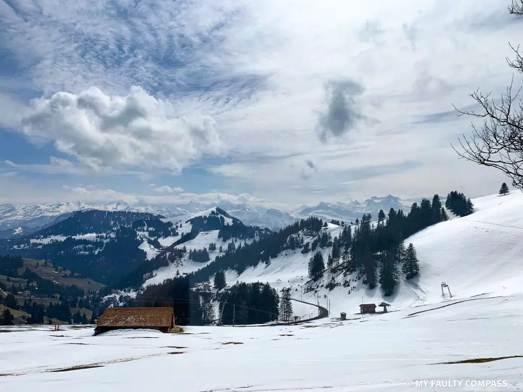 Mount Rigi during winter
