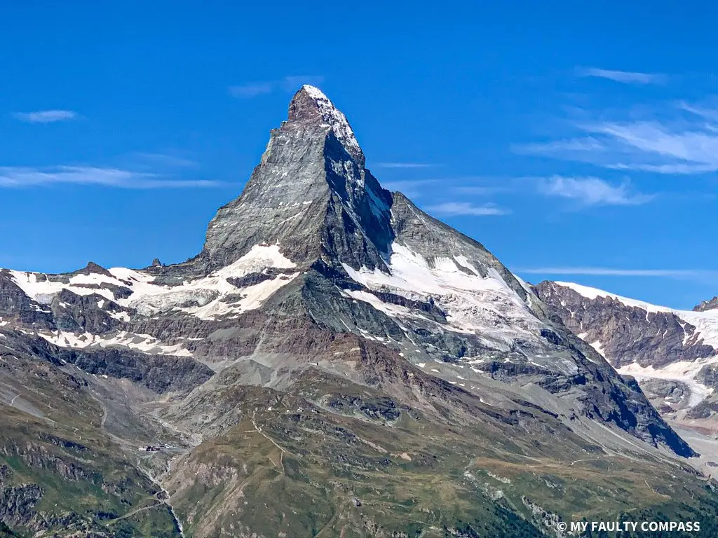 The Matterhorn on the 5 lakes hike